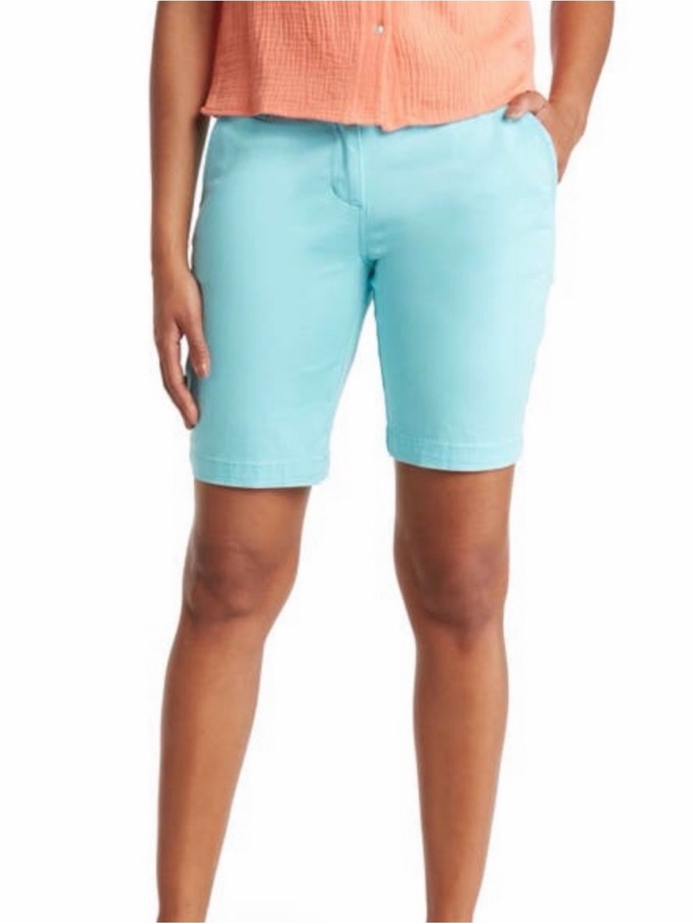 Tommy Bahama Boracay Bermuda Shorts Size 12- 10” Inseam - AQUA